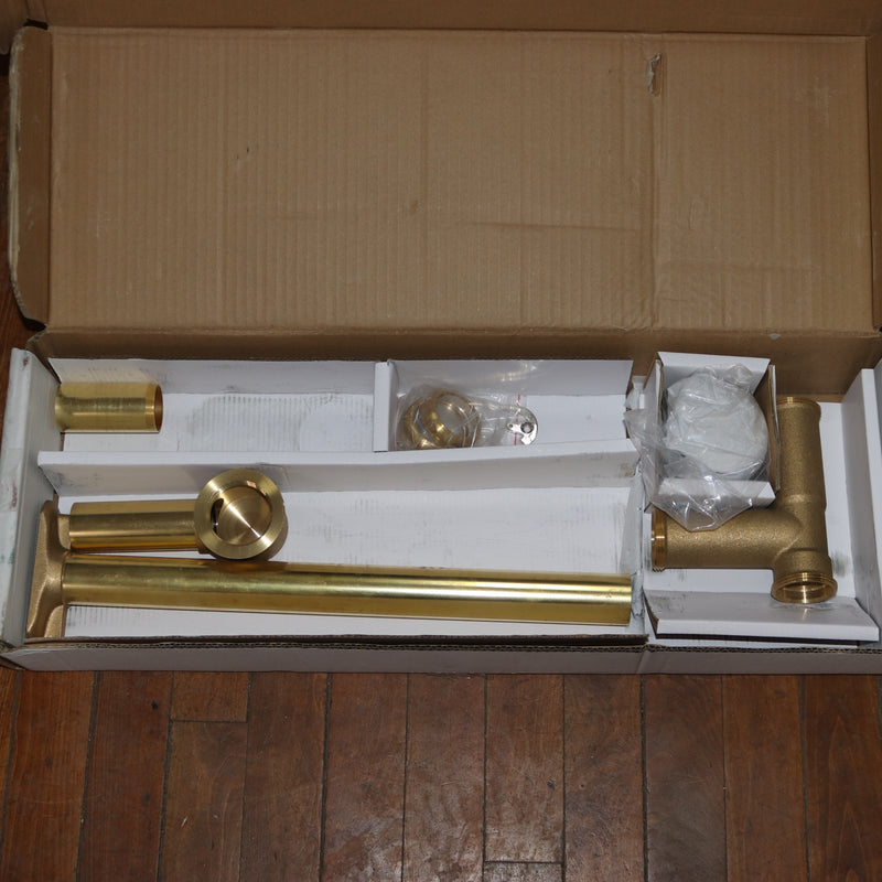 American Standard Deep Soak Max Drain Brass Gold 1599205.020