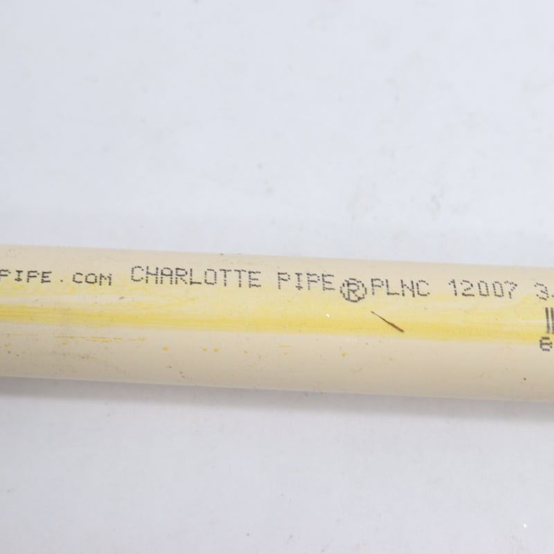 Charlotte Water Supply Pipe CPVC 3/4" x 2 ft. 12007