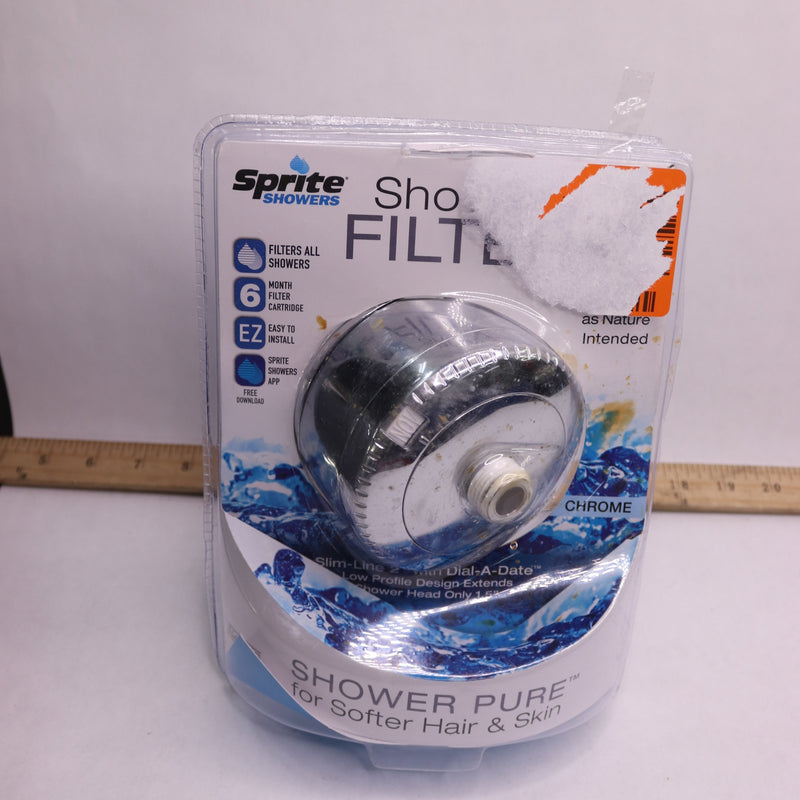 Sprite Universal Shower Filter Slim-Line Chrome 1.5Lbs SL2-CM