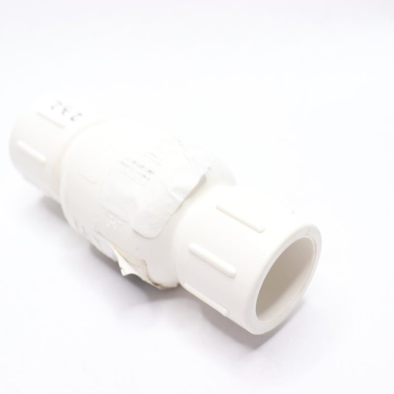 Everbilt Threaded Check Valve PVC White 3/4" FIP x FIP F1970