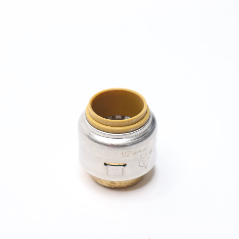 SharkBite Push Cap Push to Connect Plumbing Fitting Brass Copper CPVC 1/2"