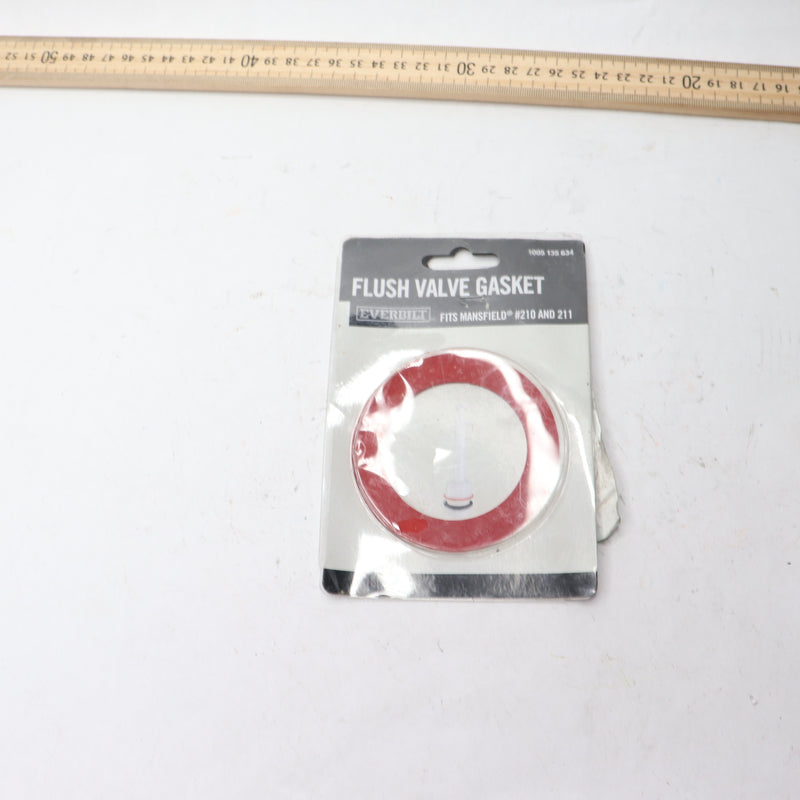 Everbilt Toilet Flush Valve Gasket Rubber Red 2.125"ID 3.12"OD 55028