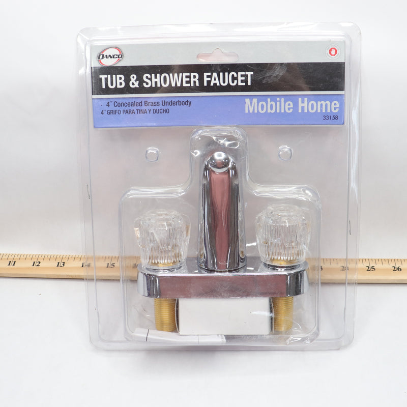 Danco 2-Handle Home Faucet Plastic Chrome 33158