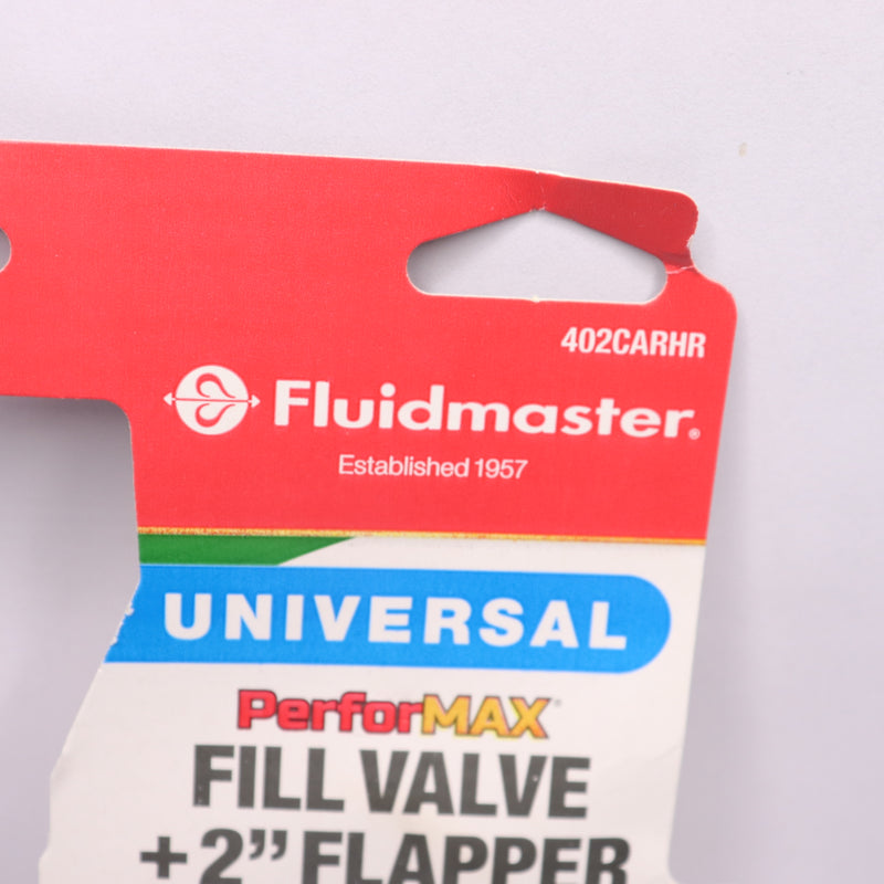 Fluidmaster Universal Easy Install Fill Flapper Repair Kit Complete 402CARHRP14