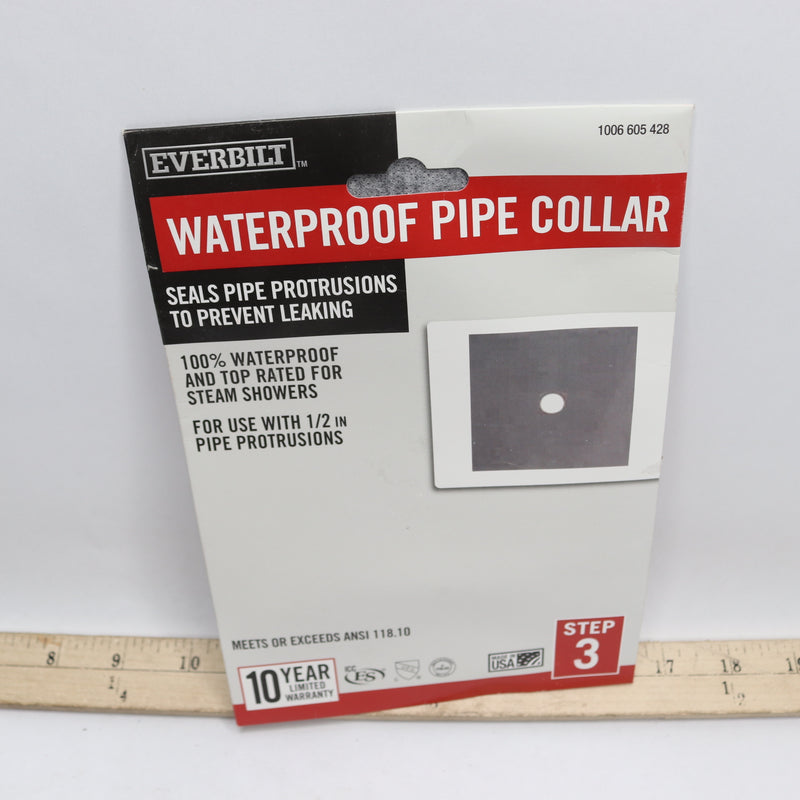 Everbilt Underlayment Pipe Collars Waterproof 1006605428