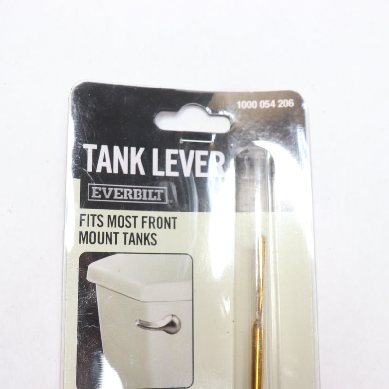 Everbilt Front Mount Toilet Tank Lever Brushed Nickel 1000054206