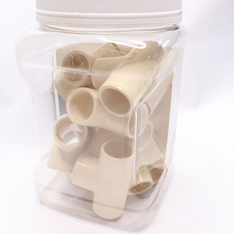 (15-Pk) Nibco All Slip Tee Fitting Plastic 3/4 x 3/4 MPP4711