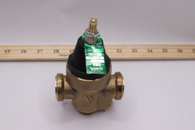 Watts Pressure Reducing Valve Lead-Free Brass FPT x FPT 1&quot; LF N45B M1