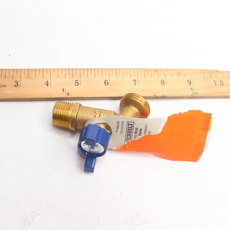 Everbilt Hose Bibb Valve Brass MIP x MHT 1/2" 244 231