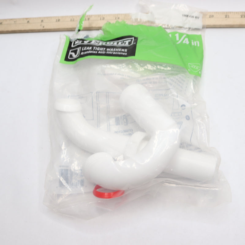 Everbilt P-Trap Leak Tight Washers Pipe Drain 1-1/4" 1008 436 817-Missing 1 Nut