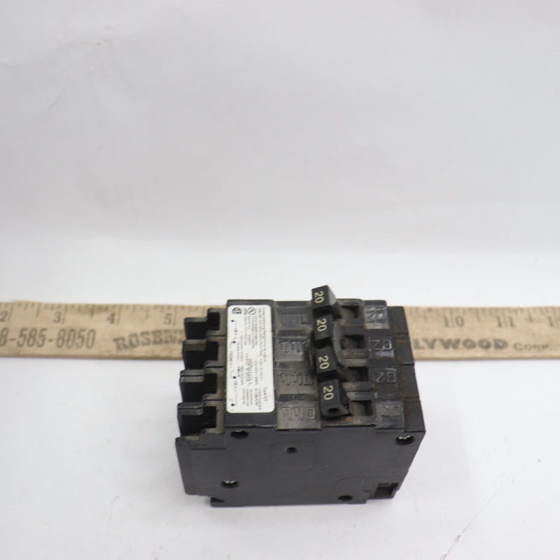 Siemens Plug-In Triple Circuit Breaker 20 Amp Q22020CT