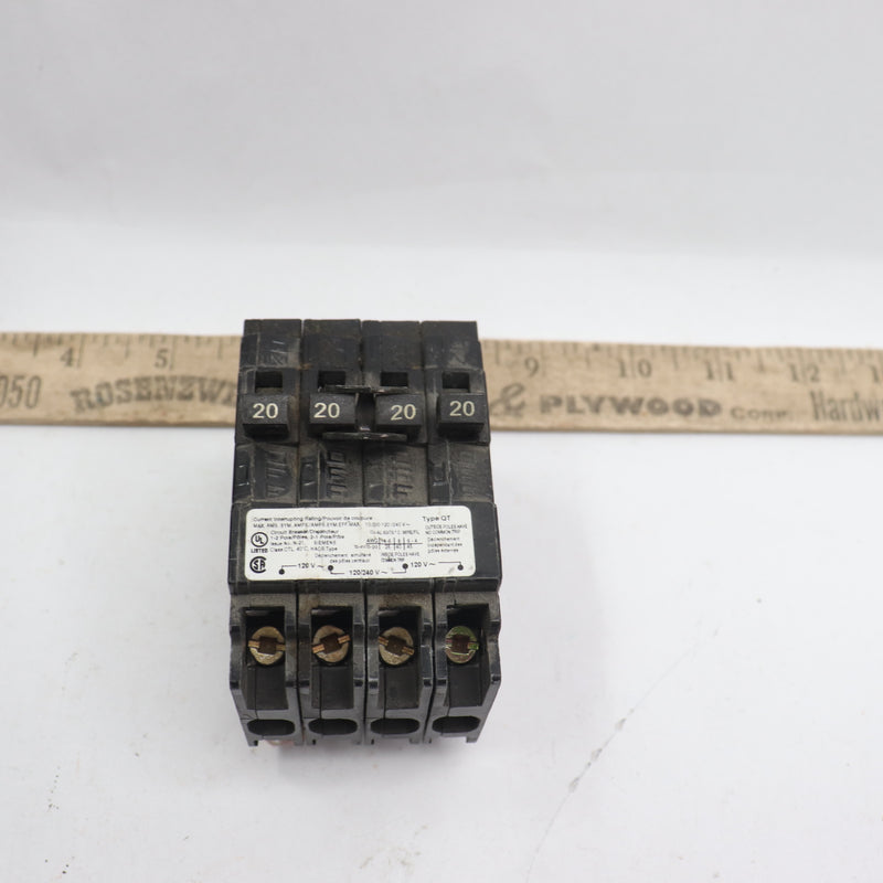 Siemens Plug-In Triple Circuit Breaker 20 Amp Q22020CT