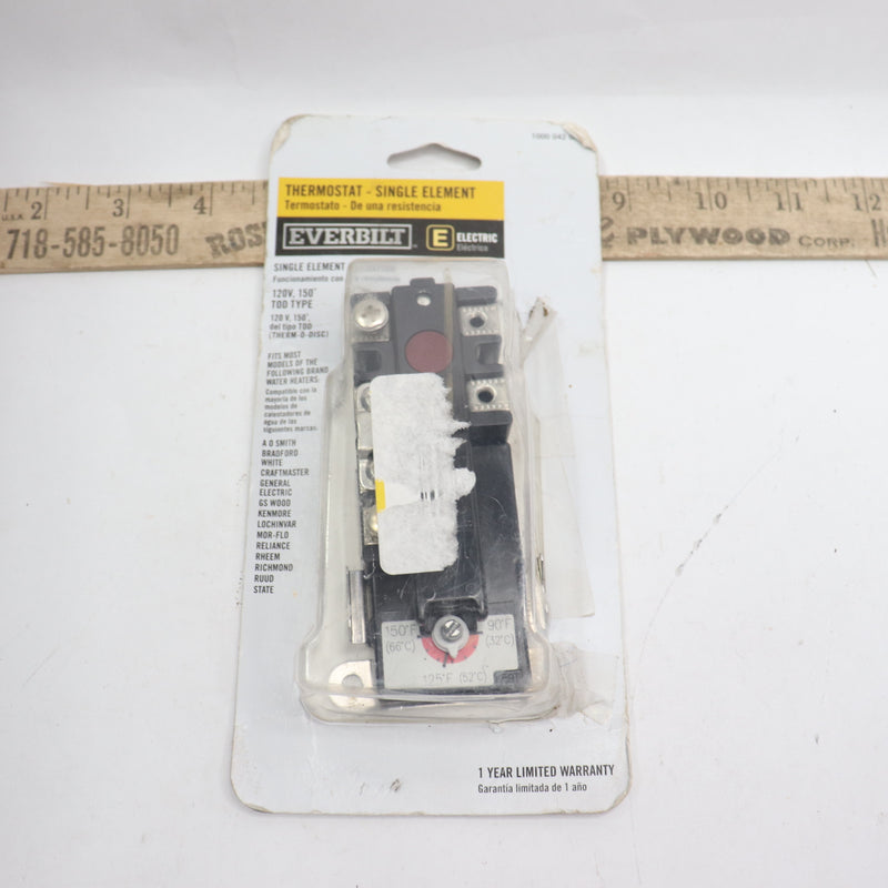 Everbilt T-O-D H/HLC Single-Element Thermostat 120V 1000042081