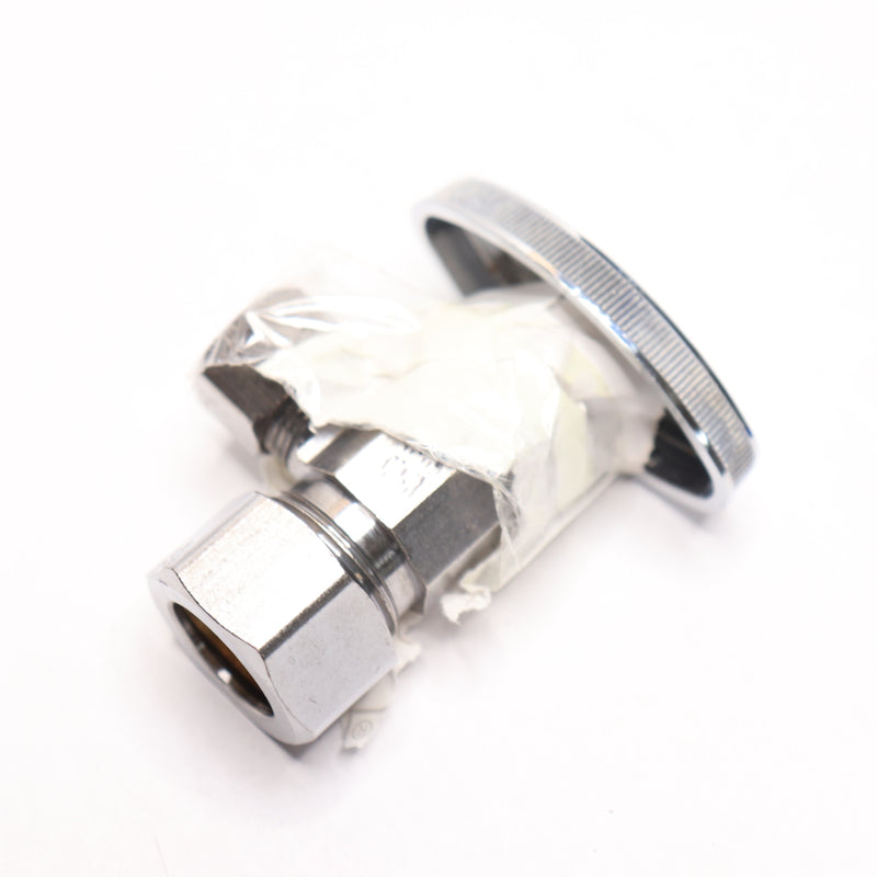 BrassCraft Multi-Turn Angle Stop Chrome 1/2" x 3/8" 026613135786