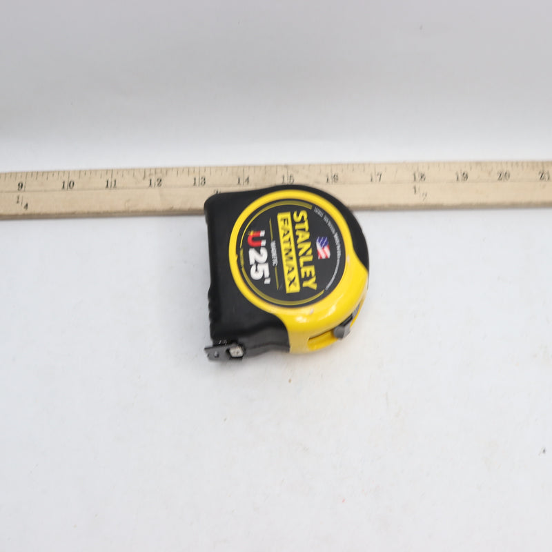 Stanley Magnetic Tape Measure Steel Yellow/Black 1-1/4" x 25' FMHT33865