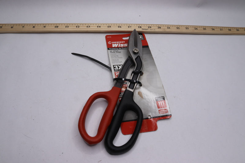 Crescent Wiss 10 in. Offset-Cut Drop Forged Tinner Snips