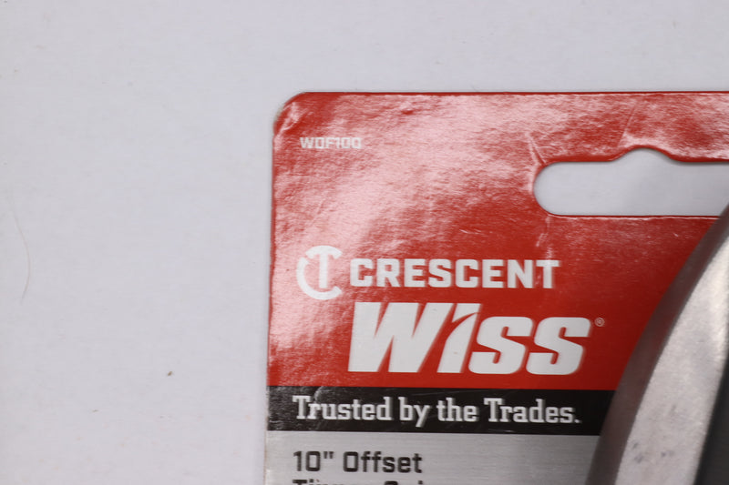 Crescent Wiss 10 in. Offset-Cut Drop Forged Tinner Snips