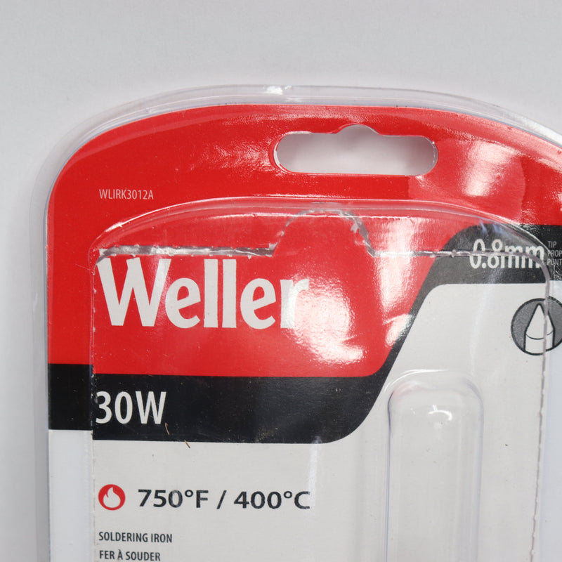 Weller  Soldering Iron Kit LED Halo Ring 30W 120V - Comes w/ 1 Spare Tip