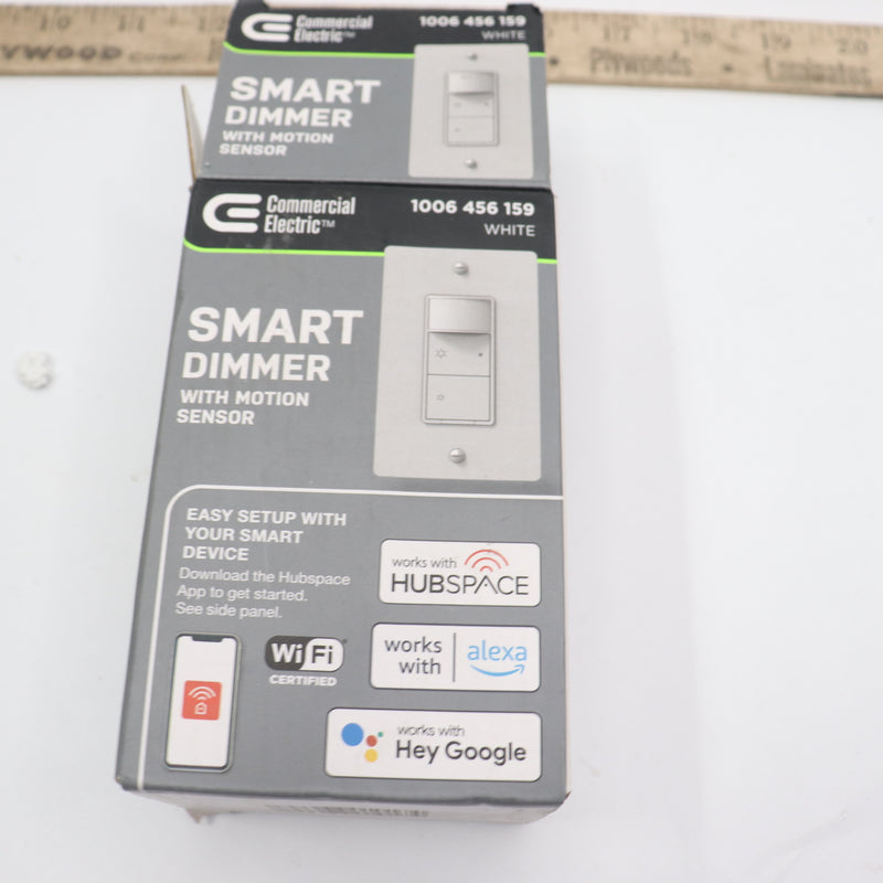 Commercial Electric Smart Dimmer with Motion Sensor WiFi/Bluetooth 1006456159