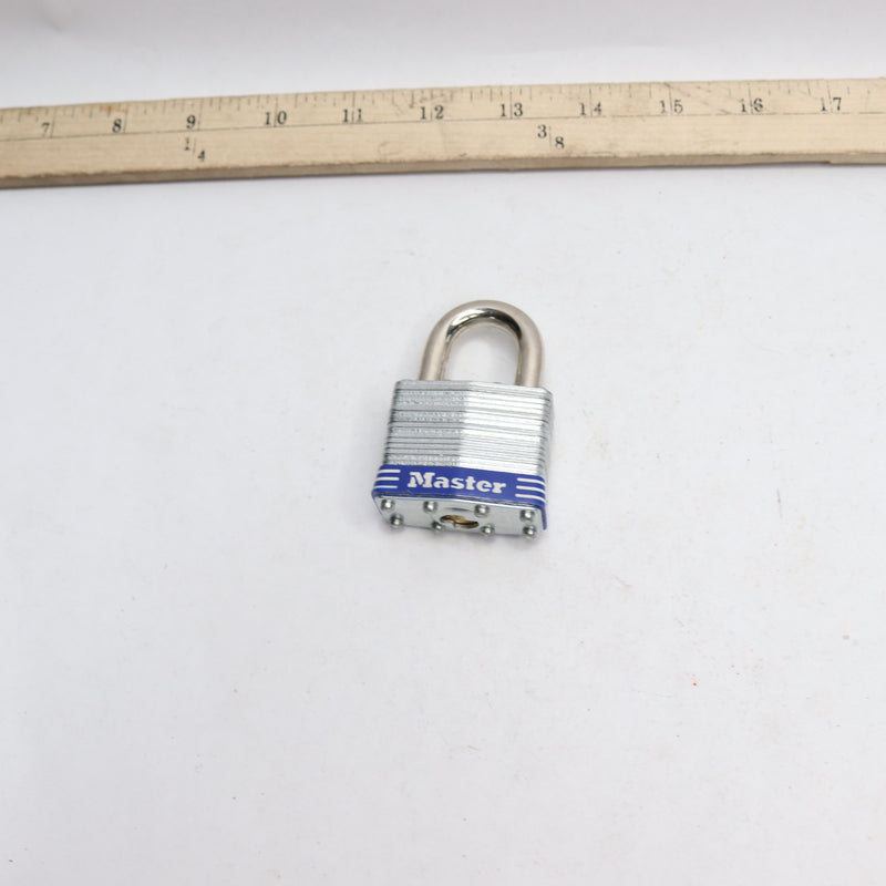 Master Lock Laminated Padlock Silver 1-3/4&quot;W 1