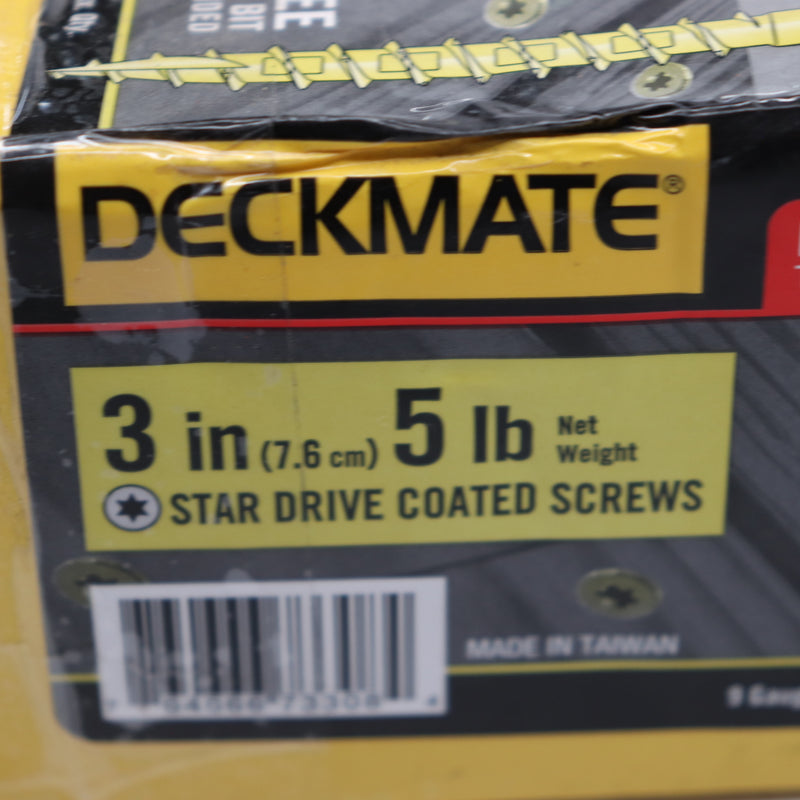 Deckmate Deck Screws Star Flat-Head Wood 9" x 3" 5LBS 1003 274 830