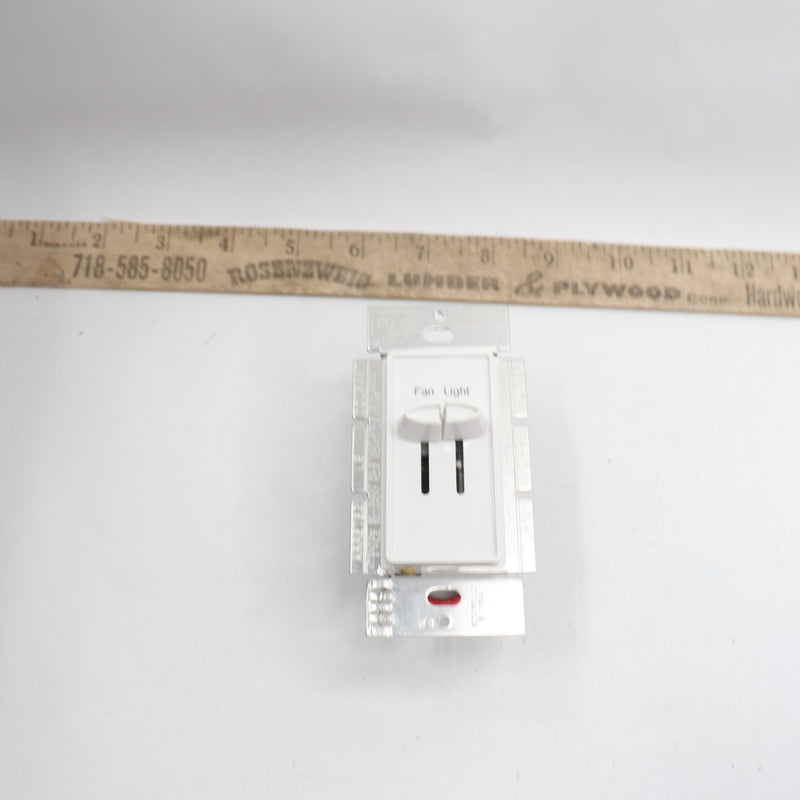 Lutron Fan Control/Dimmer 120V 60 Hz 406-1126/S2-LFSQ