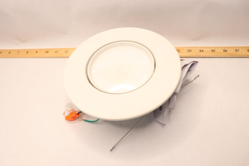 Halo Recessed LED Light Polycarbonate White 1000lm 11.7W 120V 5/6"