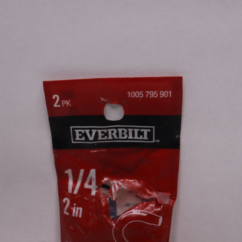 Everbilt S-Hook Zinc Silver 1/4" x 2" 1005 795 901