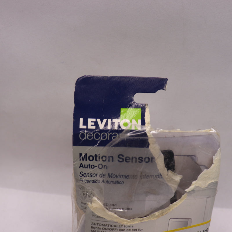 Leviton Decora Single Pole Motion Sensor Switch White 2.5A R02-DOS02-1LW