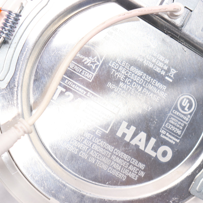 Halo Round LED Direct Mount Upgrade Kit White 6" HLBSL6099FS351EMWR