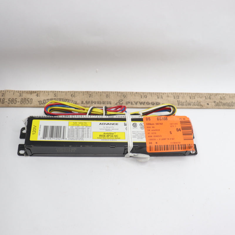 Advance Electronic Residential Ballast REB-4P32-SC