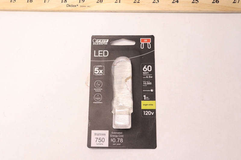 Feit Electric T4 G9 Bi-Pin Base Decorative LED Light Bulb BP60G9