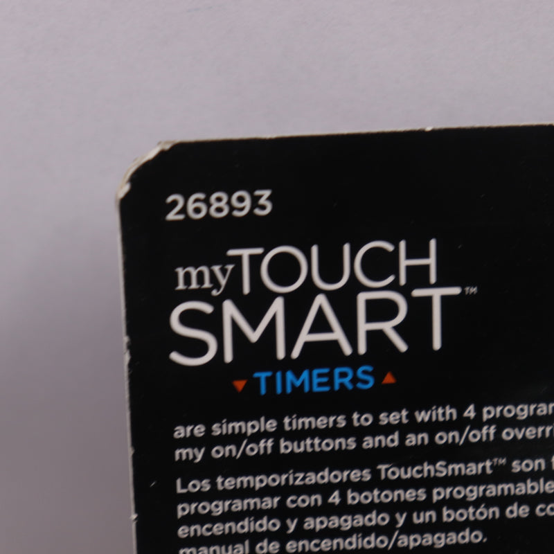 MyTouchSmart 24-Hour In-Wall Digital Timer & Enerlites Polycarbonate 2-Gang