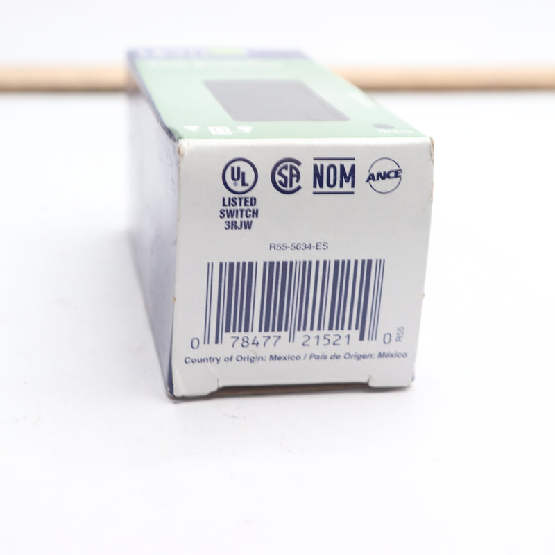 Leviton Decora Single-Pole AC Combination Switch 15 Amp 120/277 Volt 5634-ES