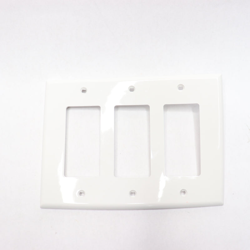 Leviton Wall Plate White 3 Gang PJ263-W