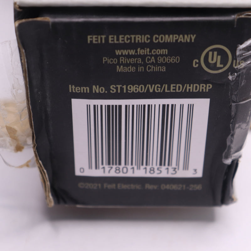 Feit Electric Dimmable Straight Filament Glass Amber Warm White 9W/60W