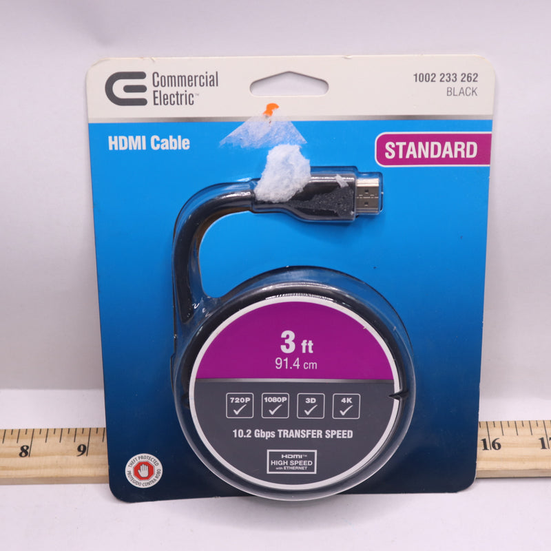 Commercial Electric 3 ft. Standard HDMI Cable