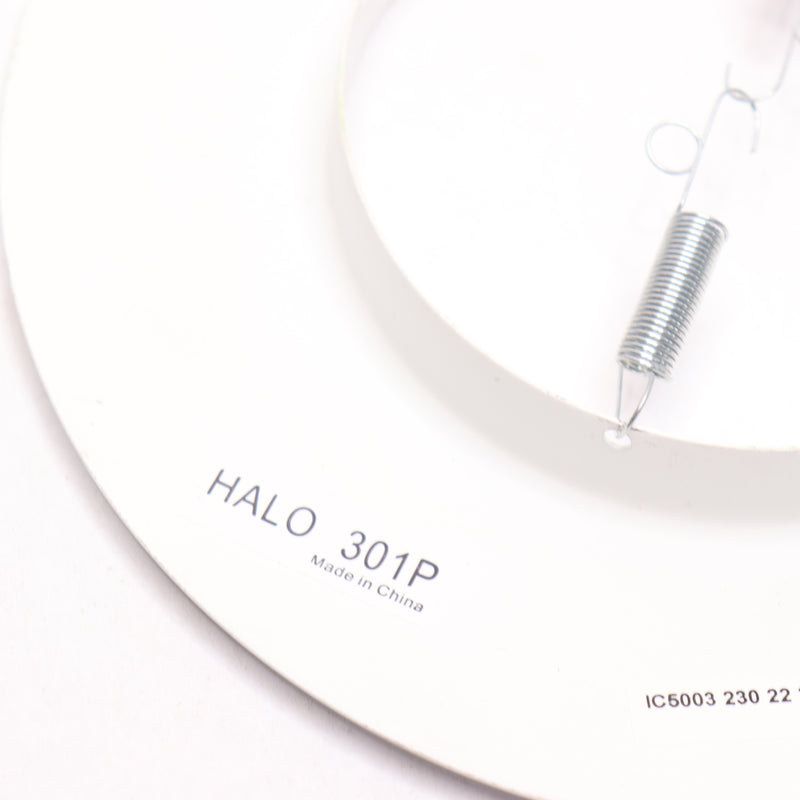 Halo Open Trim Ring Recessed Lighting Trim White 6" 301P