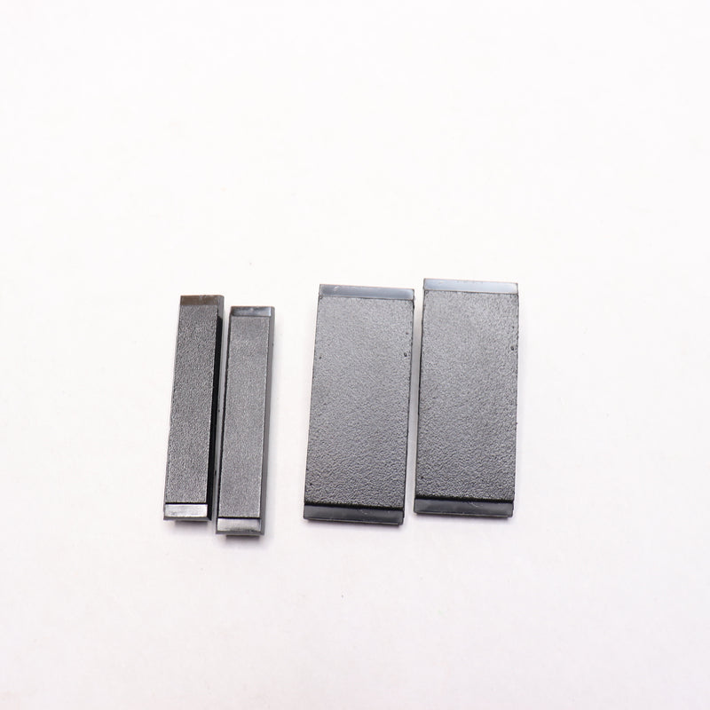 (4-Pk) GE Industrial Filler Plate Kit Surface Mount Black 7" x 3" x 1" THFILLERP