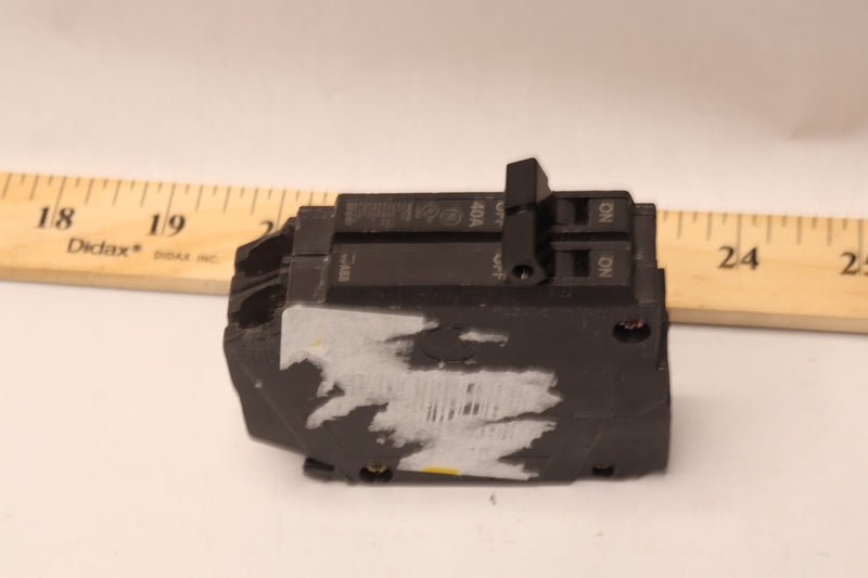 GE 2-Pole Circuit Breaker Black 40Amp 240V 3" THQP240