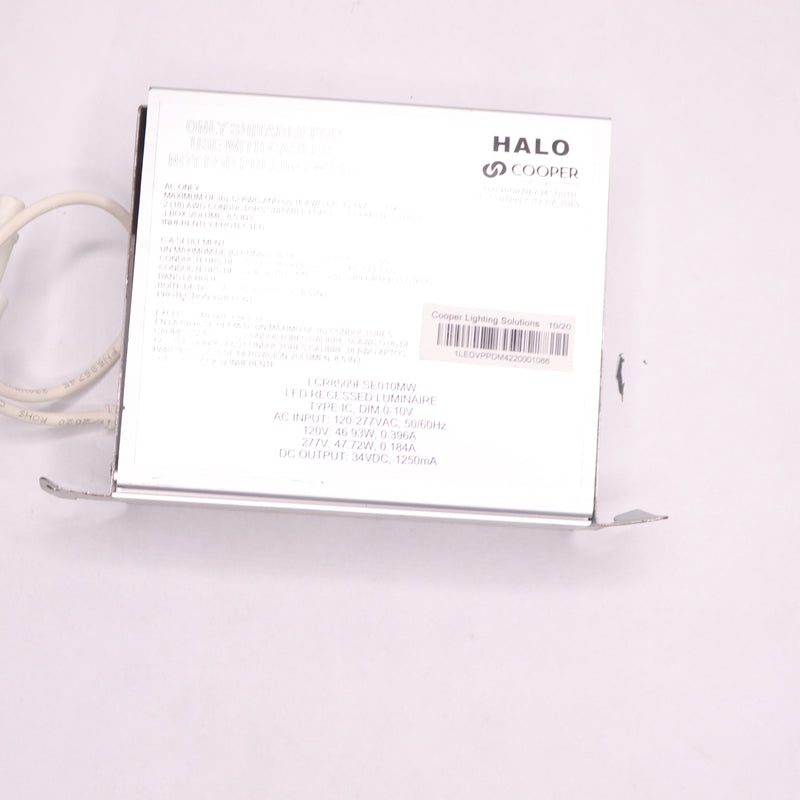 Halo Canless LED Recessed Light LCR8509FSE010MW - Power Driver Box Only
