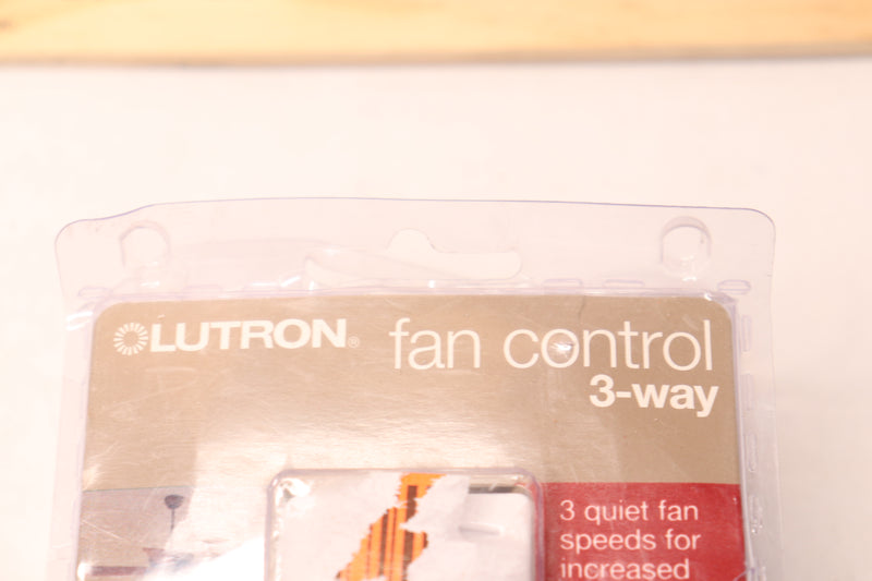 Lutron Deep Back Cover CT 1.5A Quiet Fan Speed White CTFSQ-FH-WH