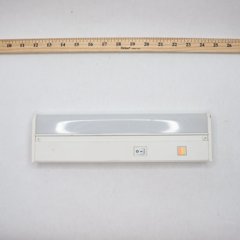 Commercial Electric Under Cabinet LED Light White 12" PL9033A Surface Scratches