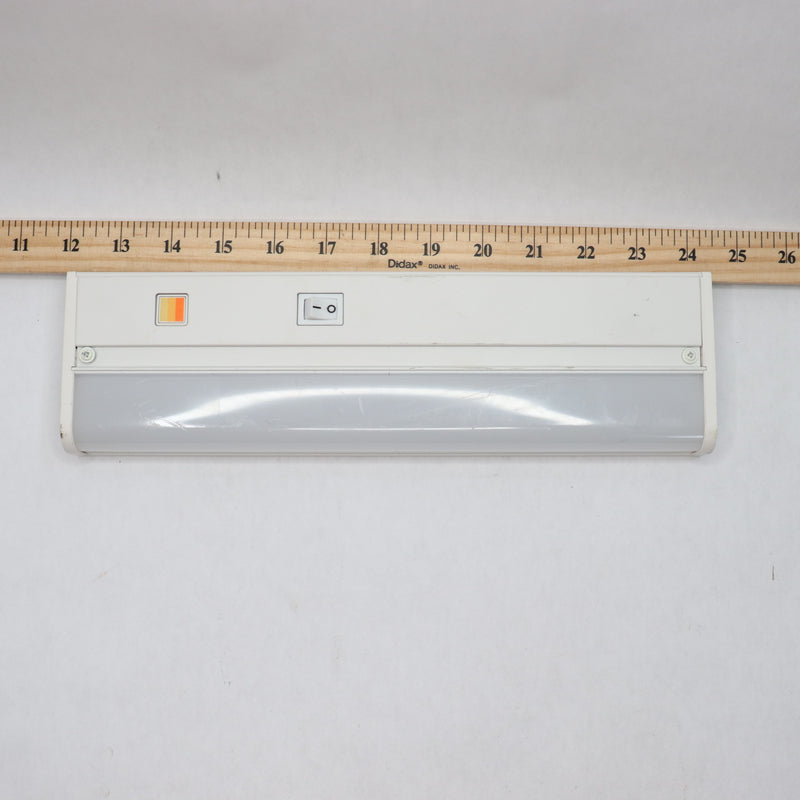 Commercial Electric Under Cabinet LED Light White 12" PL9033A Surface Scratches