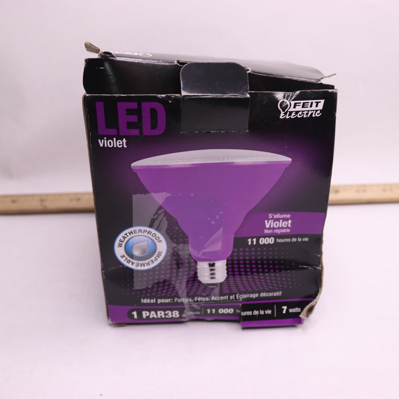 Feit Electric PAR 38 E26 Medium LED Bulb Purple 90W Equivalence 3012431