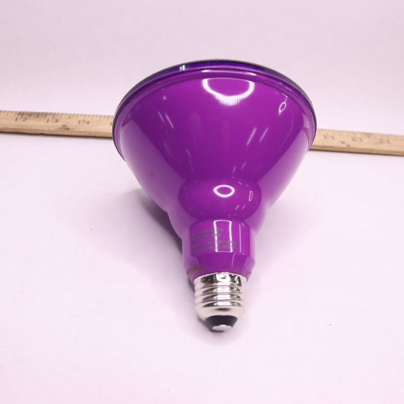 Feit Electric PAR 38 E26 Medium LED Bulb Purple 90W Equivalence 3012431