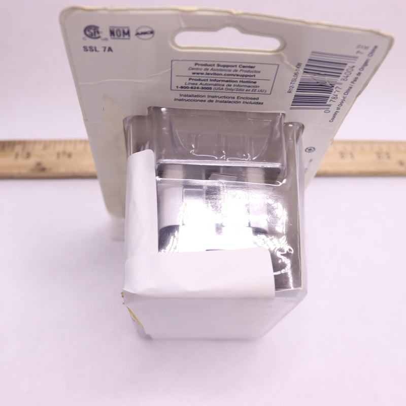 Leviton Toggle Dimmer with Slider 3-Way 1-Pole White 600W TSL06-1KW