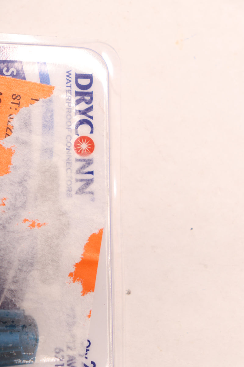 (15-Pk) DryConn Waterproof Wire Connectors Blue/Orange Missing 5 Connectors
