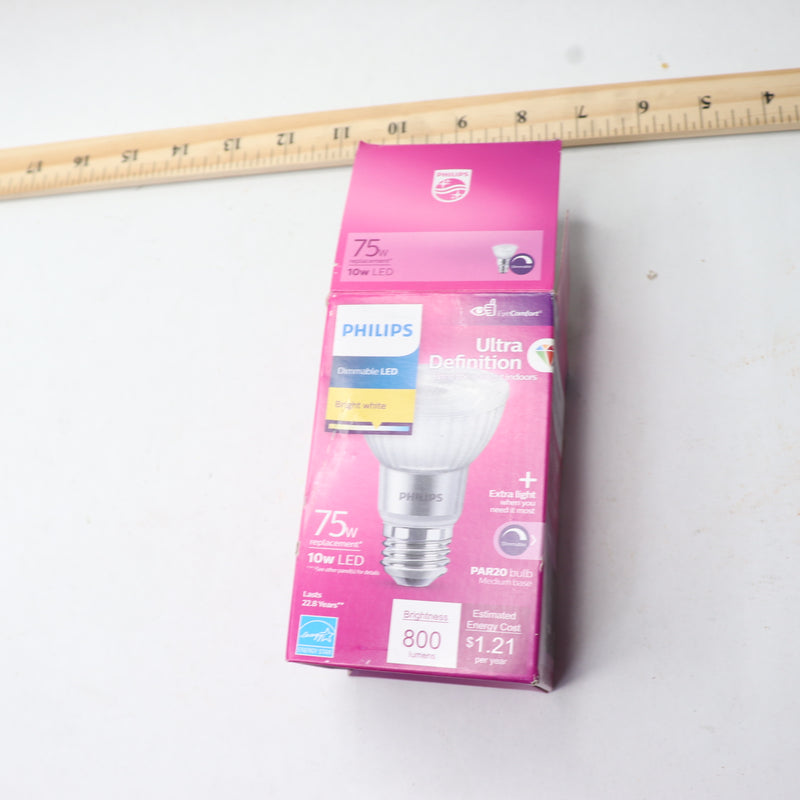 Philips Dimmable LED Bulb Bright White 800lm 75W 573196