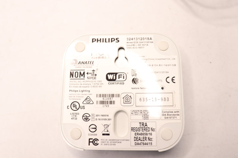 Philips Wireless Lighting System Hue Bridge Central Control Unit White 458471